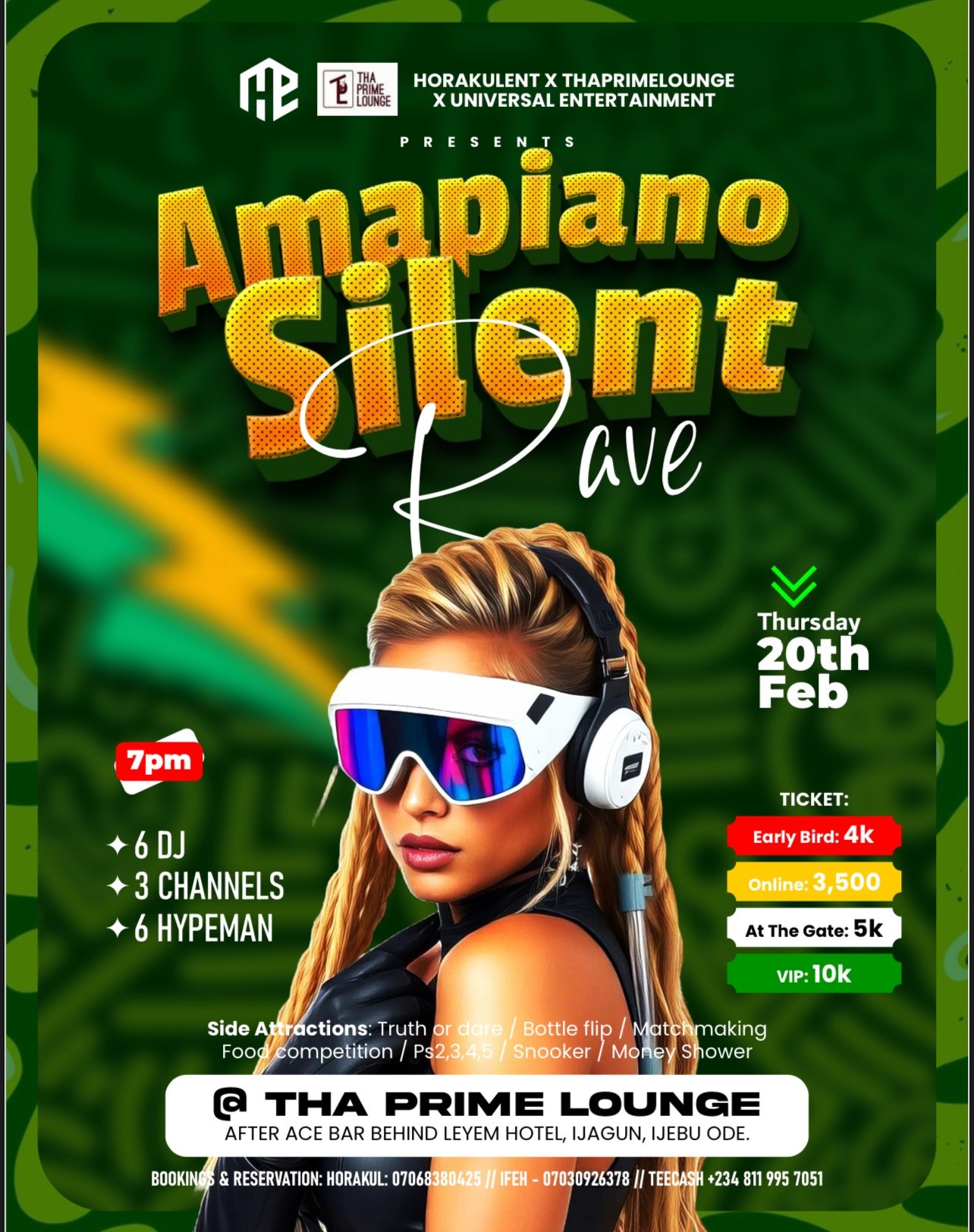 Amapiano Silent Rave